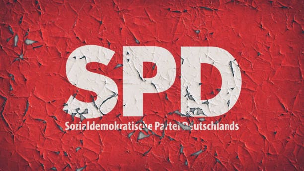 SPD Logo bröckelnd